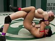 1st Vs 3rd:2 Skilled Competitors Beat The Living Shit Out Of Each Other! Brutal Sex Wrestling!