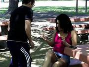 Pervert Creams On Girl At The Park