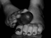 Footjob Cumshot 1
