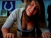 College Girl Get It From Behind Wile Making Faces On Cam