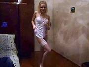 Russian Teen Dancing Lambada
