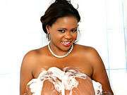 Gigantic Tits On Black Chick