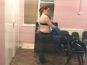 Lauren Getting Changed