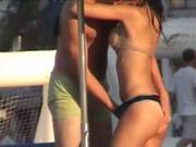 Stroking And Fingering At Public Beach