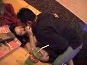 Busty Japanese Hottie Screwed During Karaoke Party