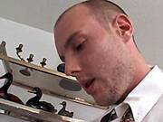 Secretary With Dark Black Hair Seduces Her French Boss