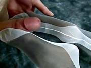 Double Layered Nylon Footjob