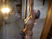 Breasty Bondman Bound Up And Suspended