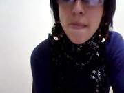 Hot Latina Women With Glasses Enjoys Stripping On Cam