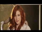 Redhead Beautiful Model Teasing In Tub