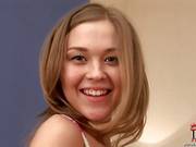 Teen Cutie Barbamiska In Tiny Skirt Strips Down To Her White Panties On Camera