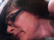 Ugly Brunette Old Bitch Gets Her Hairy Cunt Drilled Both Mish And Doggy