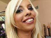 Blonde Doll Face Is Sucking Massive Black Stick