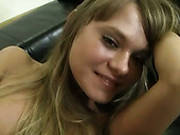 Amateur Blonde Girl Gets Fat Facial Cumshot