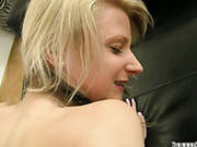 Alluring Blonde Cutie Gets Her Asshole Fucked Hard By A Big Cock