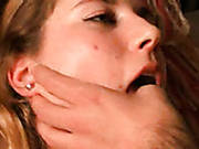 Filthy Russian Teen Gives A Head To Horny Daddy