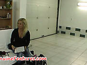 Trashy Czech Slut Flashes Her Tits