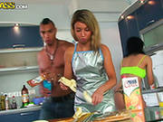 A Bunch Of Guys And Kinky Girls Are Having Fun At The Birthday Party