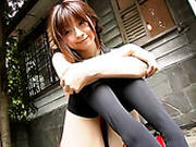Gorgeous Teen Mika Orihara Posing In Her Beautiful Dress