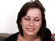 Petite Lady Overcomes Her Shy Nature And Shows Her Pussy