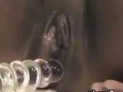 Black Woman Getting Her Pussy Wet Close Up