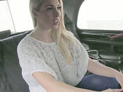 Busty Euro Chick Flashes Her Tits And Ass And Gets Fucked In Taxi
