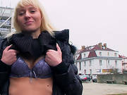 Hot Public Nudity And Sex With A Beautiful Blonde Amateur