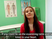 Pretty European Girl Gets An Intimate Check Up And Creampie