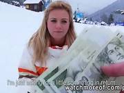 Sweet Euro Blonde Honey Nathaly Teges Flashes Her Tits Then Gets Fucked