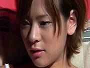 Japanese Beauty Hikaru Kawai Bangs Her Shaved Hole