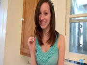 Skinny Slut Enjoys Deep Masturbation