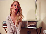 Wonderful Blonde Gets Filmed When Masturbating