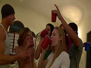Naughty Teens In Sexy Group Action