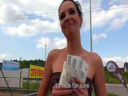 Naughty Hottie Sucks In Public