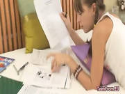 Skinny Teen Licked By Her Boy
