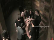 Slut Yelling And Begging For Mercy In Violent Brutal Gang Bang W