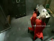 Blonde Busty Prison Secretary Caught By Escaping Prisoners And R