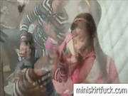 Cute Teen In Miniskirt Gets Anal Fucking