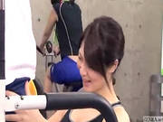 Japanese Trainer Gets Erection At The Gym -3
