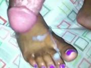 Сum On My Wifes Beautiful Toes