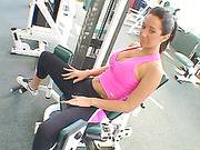 Brunette Pornstar Rides A Large Shaft After Gym Class