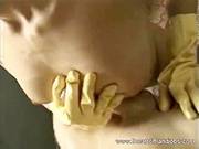 Slutty Blond Masturbated And Enjoyed A Tugjob