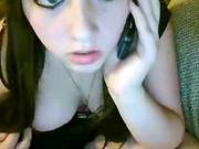 Plump Busty Teen Dildoes Herself On Her Free Webcam