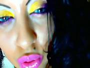 Femdom Mistress Gives Webcam Message To Her Slaves