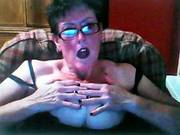 Mature Bbw Babe With Big Tits Masturbates On Free Cam