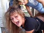 Anal Fucking A Redheaded Amateur Slutty Milf In The Barn