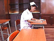 Lewd Japanese Nurse Reimi Aoi Shows Off Her Beaver In Cam