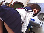 Tasty Looking Japanese Girl Rino Sayaka  Upskirt View
