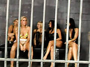 Furious Police Officer Vanessa Videl Punishes Darryl Hanah In The Jail