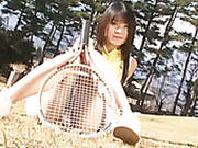 Doll Face Babe Is Posing On Cam Wearing Tennis Uniform